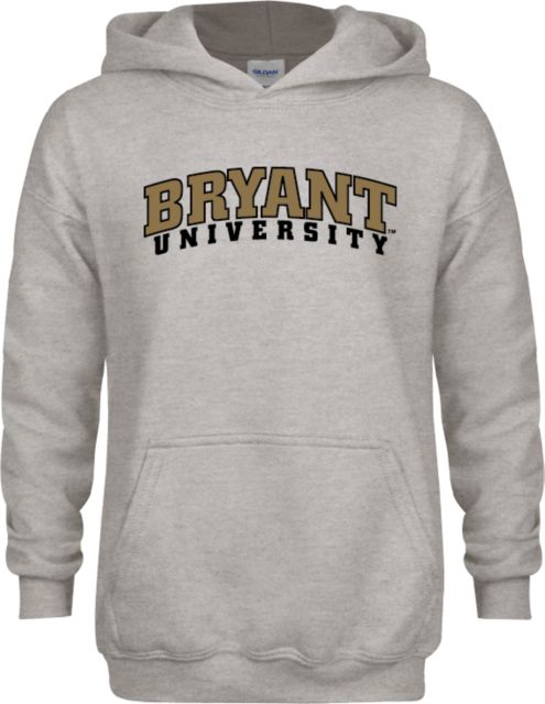 Bryant Youth Fleece Hood Arched Bryant University - ONLINE ONLY