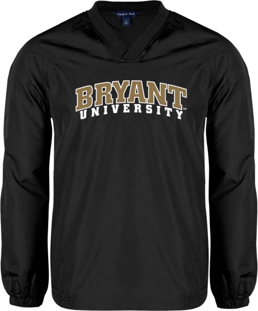 Bryant V Neck Raglan Windshirt Arched Bryant University - ONLINE ONLY