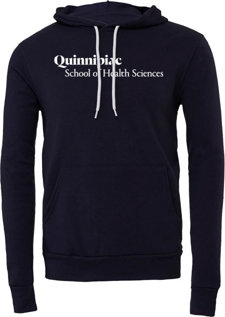 Quinnipiac Bella + Canvas Fleece Hood Quinnipiac School of Health and Sciences - ONLINE ONLY