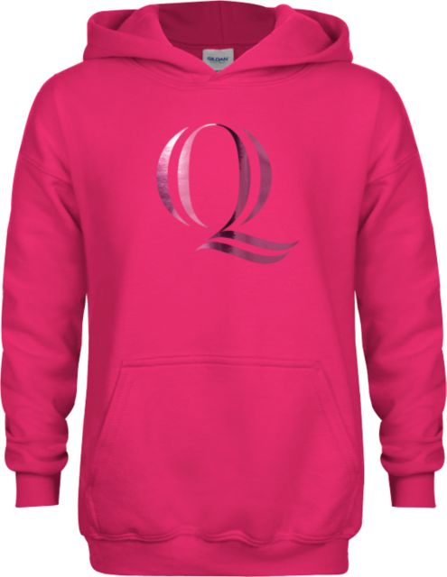 Quinnipiac Youth Fleece Hoodie Foil - ONLINE ONLY