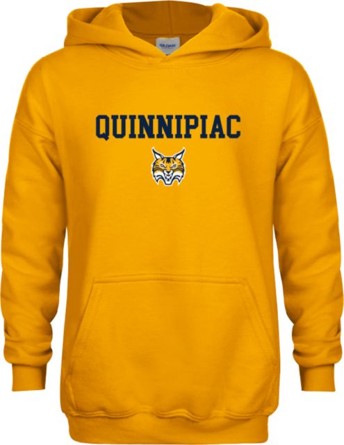 Quinnipiac Youth Fleece Hoodie Growler Lock Up - ONLINE ONLY