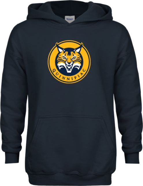 Quinnipiac Youth Fleece Hoodie Growler Halo - ONLINE ONLY