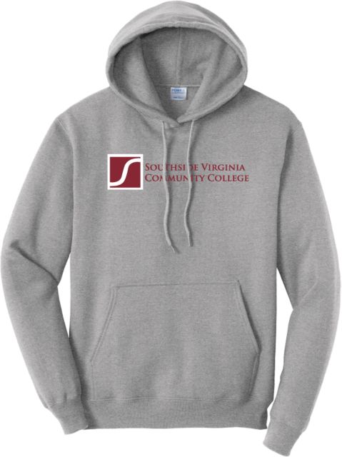 Virginia CC System Tall Athletic Heather Fleece Hoodie-XLT Southside Virginia Community College - ONLINE ONLY