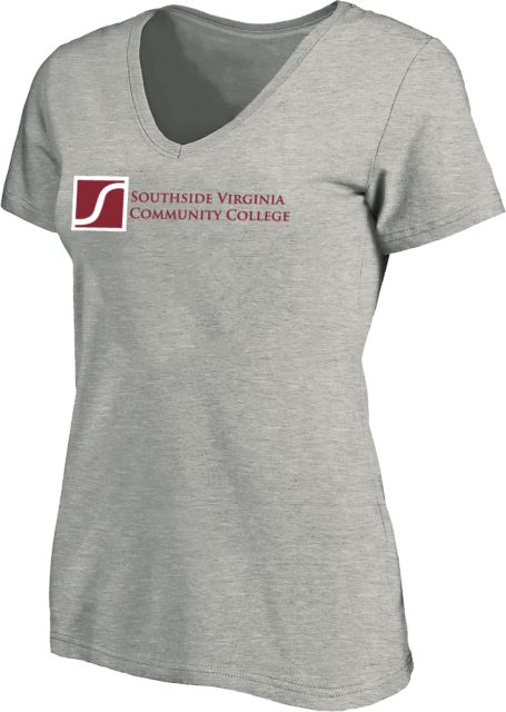 Virginia CC System Womens Plus V Neck T Shirt Southside Virginia Community College - ONLINE ONLY