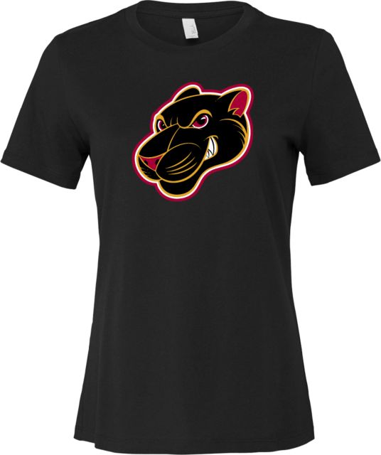 Virginia CC System Bella + Canvas Womens Relaxed Cotton T Shirt Southside Virginia Community College Mascot - ONLINE ONLY