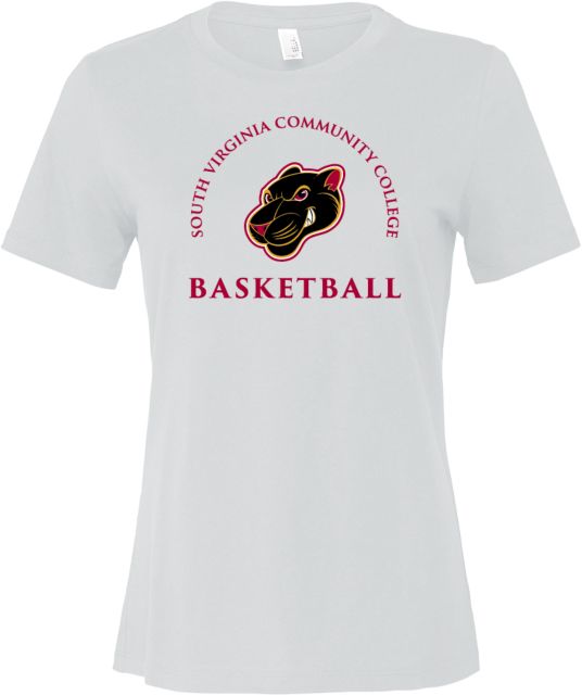 Virginia CC System Bella + Canvas Womens Relaxed Cotton T Shirt Basketball - Southside Virginia Community College - ONLINE ONLY