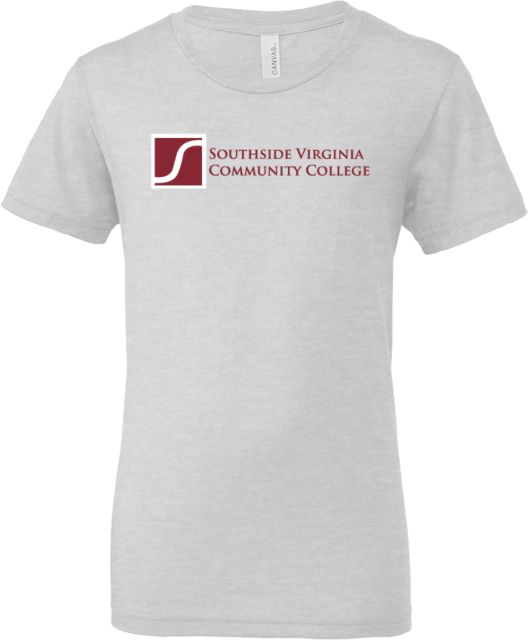Virginia CC System Bella + Canvas Youth Ash Jersey T Shirt Southside Virginia Community College - ONLINE ONLY