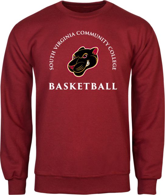 Virginia CC System Cardinal Fleece Crew Basketball - Southside Virginia Community College - ONLINE ONLY