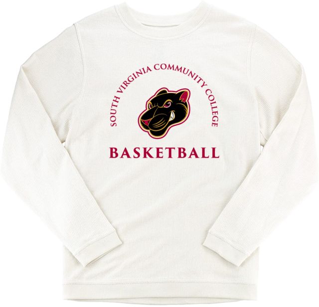 Virginia CC System Boxercraft Womens Cream Corded Crew Basketball - Southside Virginia Community College - ONLINE ONLY