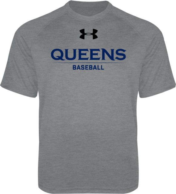 Queens U of Charlotte Under Armour Youth Tech Tee Queens -  Baseball - ONLINE ONLY