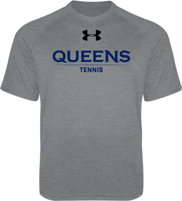 Queens U of Charlotte Under Armour Youth Tech Tee Queens -  Tennis - ONLINE ONLY