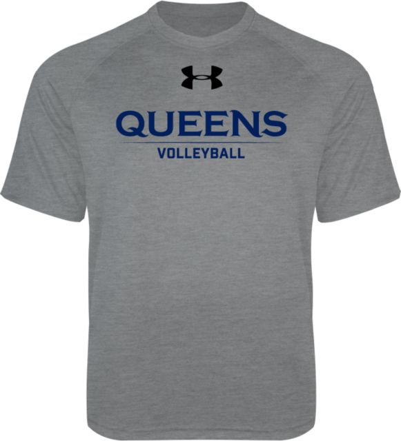 Queens U of Charlotte Under Armour Youth Tech Tee Queens -  Volleyball - ONLINE ONLY