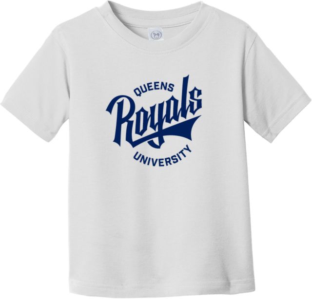 Queens U of Charlotte Toddler T Shirt Royals Queens University Wordmark - ONLINE ONLY