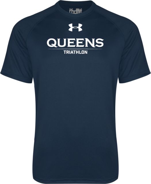 Queens U of Charlotte Under Armour Tech Tee UA - Queens Triathlon - ONLINE ONLY