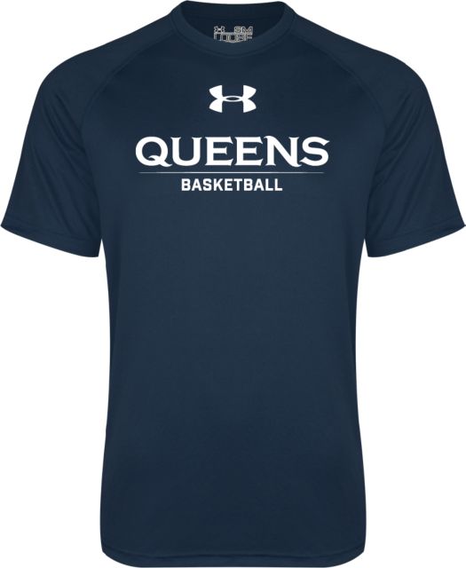 Queens U of Charlotte Under Armour Tech Tee UA - Queens Basketball - ONLINE ONLY