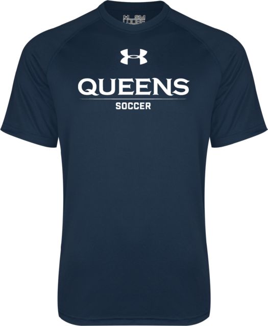 Queens U of Charlotte Under Armour Tech Tee UA - Queens Soccer - ONLINE ONLY