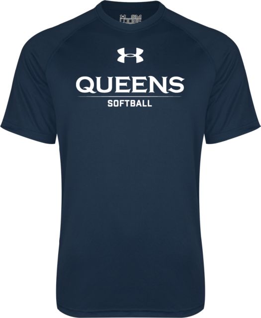Queens U of Charlotte Under Armour Tech Tee UA - Queens Softball - ONLINE ONLY