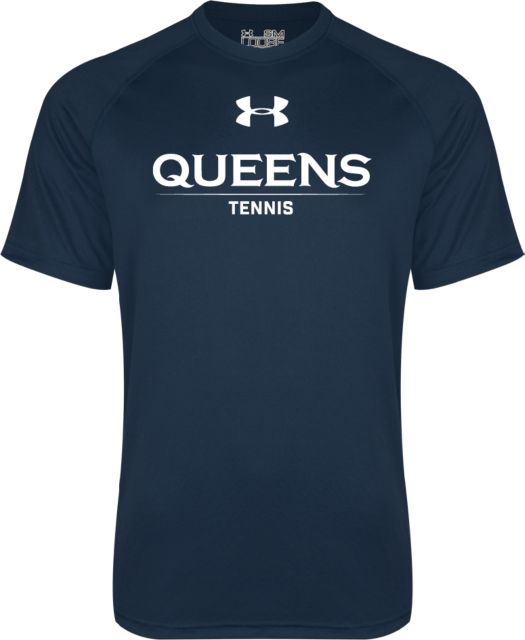 Queens U of Charlotte Under Armour Tech Tee UA - Queens Tennis - ONLINE ONLY