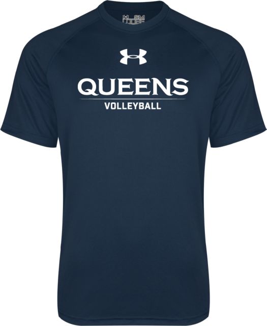 Queens U of Charlotte Under Armour Tech Tee UA - Queens Volleyball - ONLINE ONLY