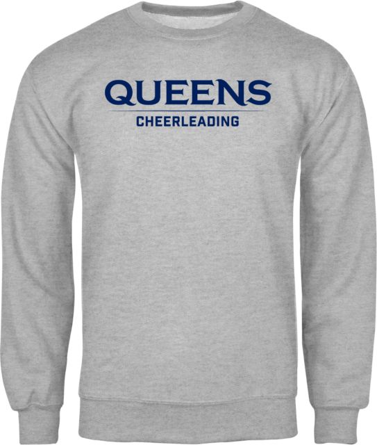 Queens U of Charlotte Fleece Crew Queens -  Cheerleading - ONLINE ONLY