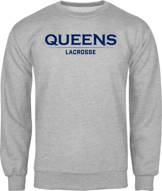 Queens U of Charlotte Fleece Crew Queens -  Lacrosse - ONLINE ONLY