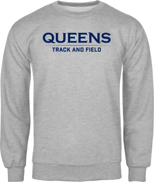 Queens U of Charlotte Fleece Crew Queens -  Track and Field - ONLINE ONLY