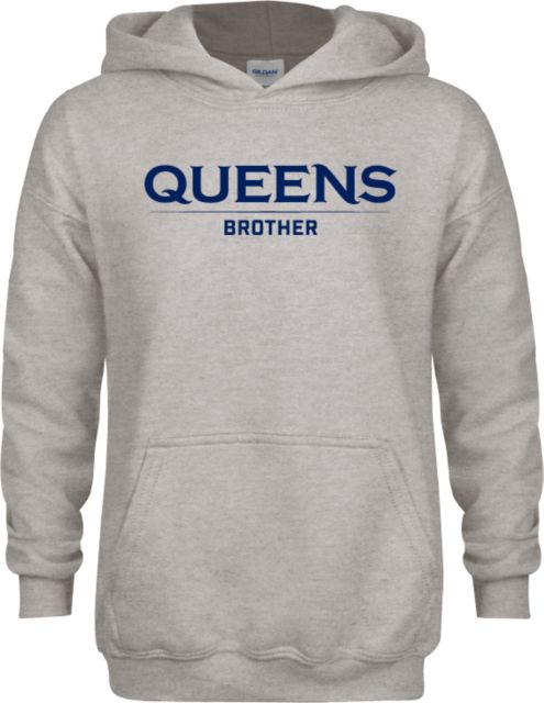 Queens U of Charlotte Youth Fleece Hood Queens - Brother - ONLINE ONLY