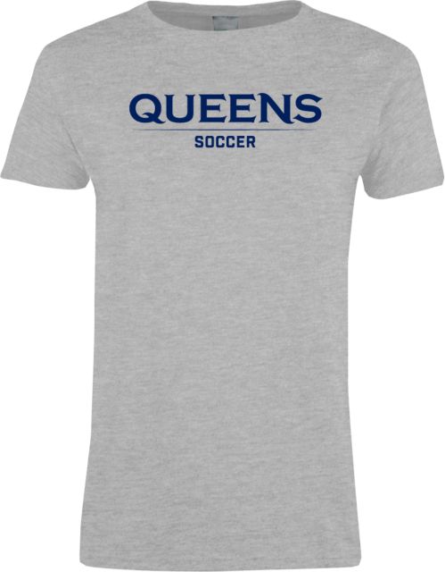 Queens U of Charlotte Womens Short Sleeve Tee Queens -  Soccer - ONLINE ONLY