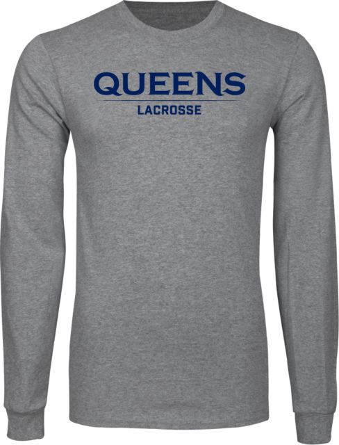 Queens U of Charlotte Long Sleeve T Shirt Queens -  Lacrosse - ONLINE ONLY