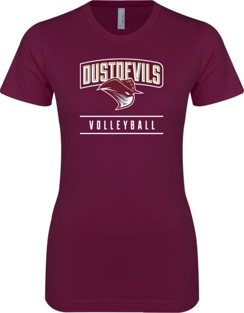 TAMIU Next Level Ladies SoftStyle Junior Fitted Tee Volleyball - ONLINE ONLY