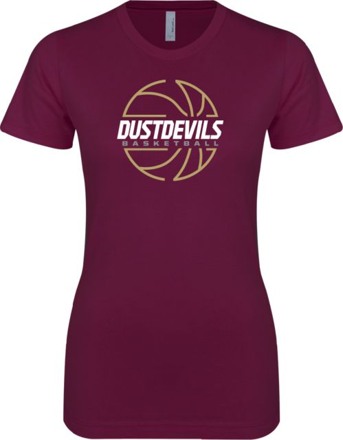 TAMIU Next Level Ladies SoftStyle Junior Fitted Tee Basketball Design - ONLINE ONLY