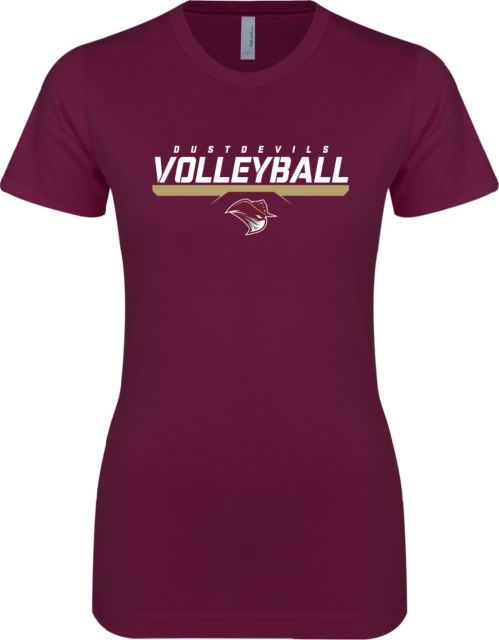 TAMIU Next Level Ladies SoftStyle Junior Fitted Tee Volleyball Design - ONLINE ONLY