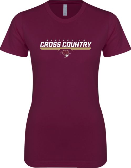 TAMIU Next Level Ladies SoftStyle Junior Fitted Tee Cross Country Design - ONLINE ONLY