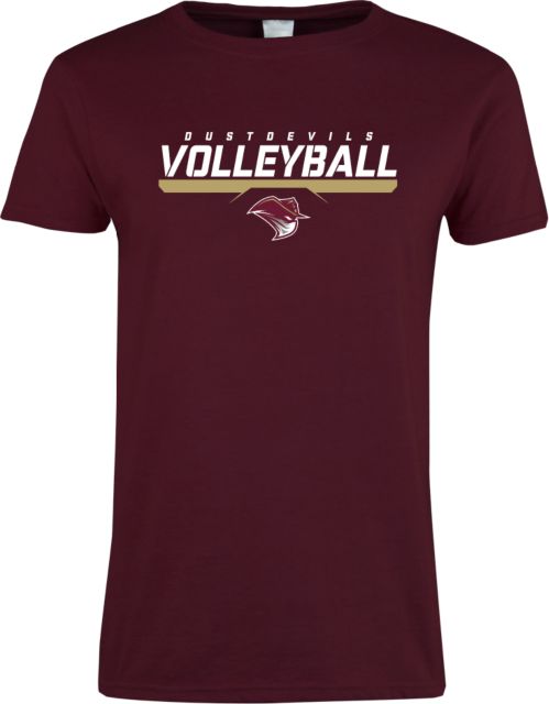 TAMIU Ladies T Shirt Volleyball Design - ONLINE ONLY