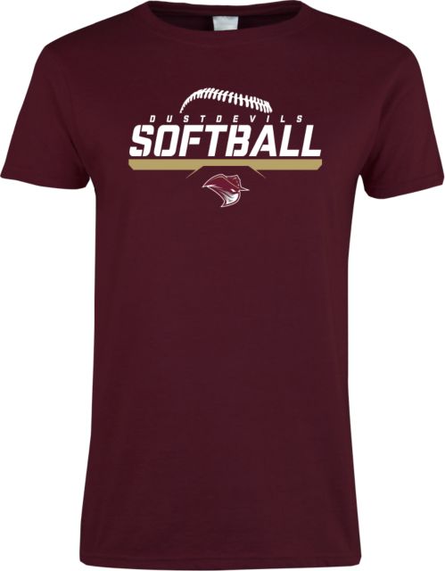 TAMIU Ladies T Shirt Softball Design - ONLINE ONLY