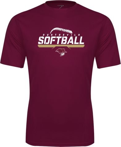 TAMIU Performance Tee Softball Design - ONLINE ONLY