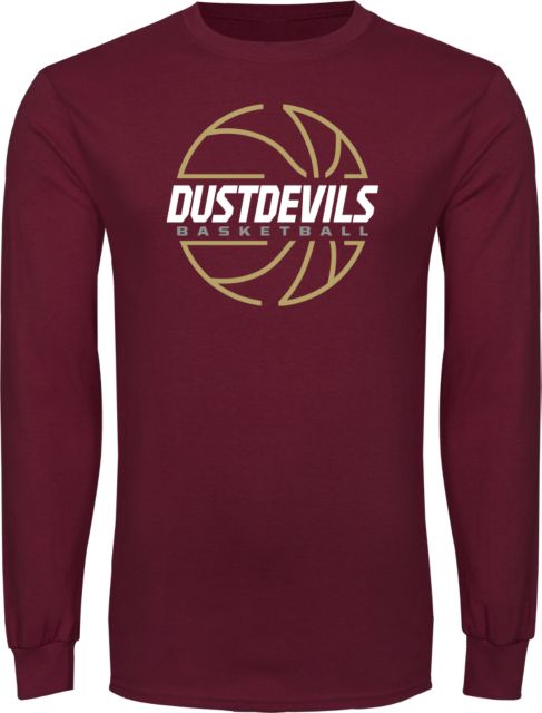 TAMIU Long Sleeve T Shirt Basketball Design - ONLINE ONLY