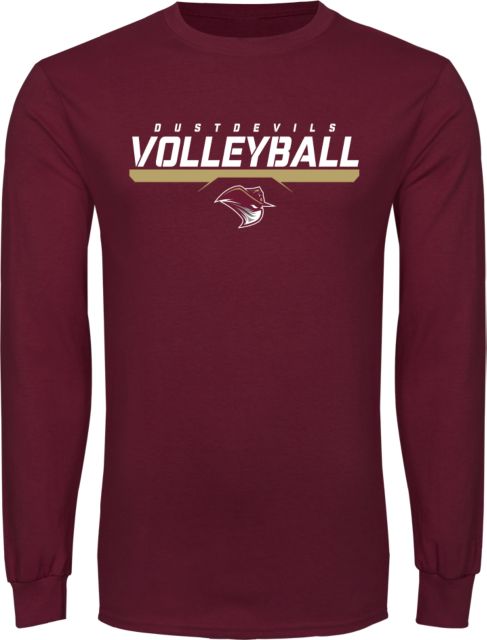 TAMIU Long Sleeve T Shirt Volleyball Design - ONLINE ONLY