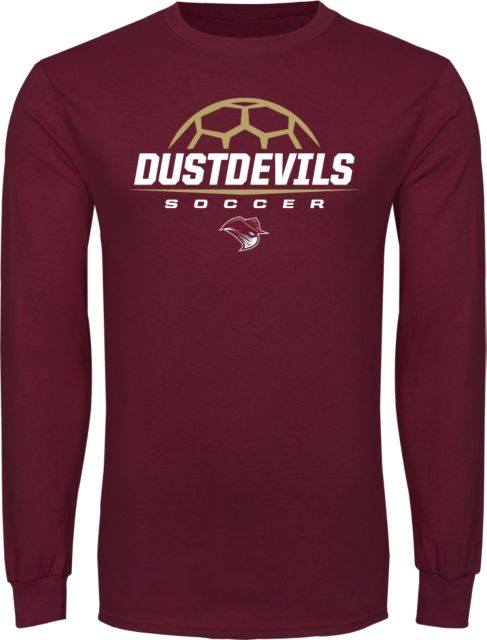 TAMIU Long Sleeve T Shirt Soccer Design - ONLINE ONLY