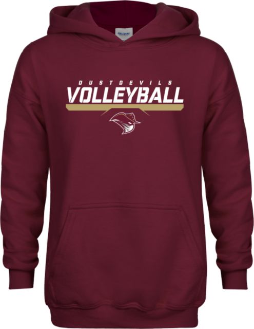 TAMIU Youth Fleece Hoodie Volleyball Design - ONLINE ONLY
