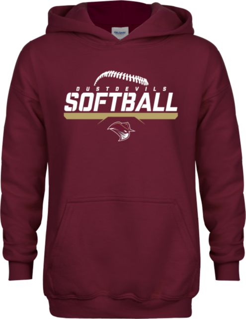 TAMIU Youth Fleece Hoodie Softball Design - ONLINE ONLY
