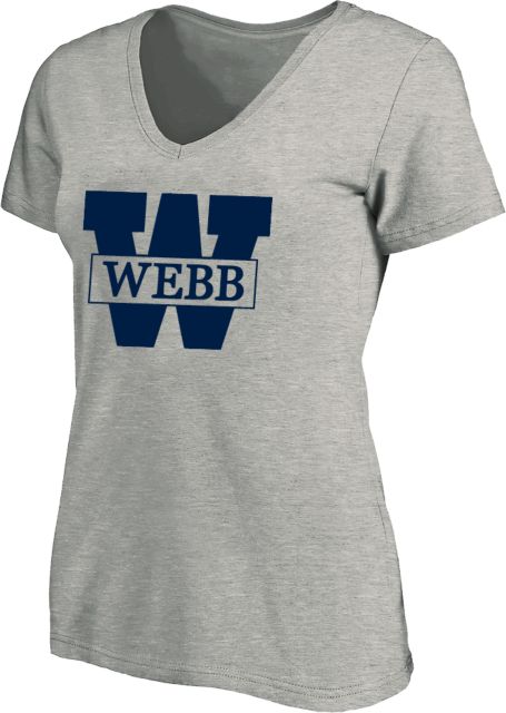 Webb School Womens Plus V Neck T Shirt Webb Athletic W - ONLINE ONLY