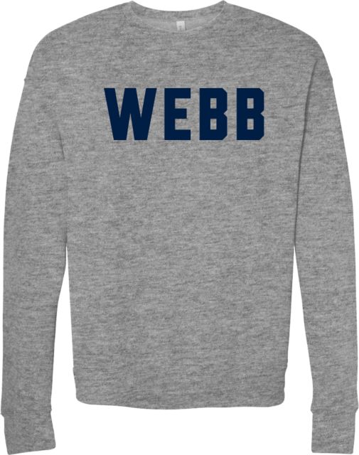 Webb School Bella + Canvas Fleece Crew Webb Block - ONLINE ONLY