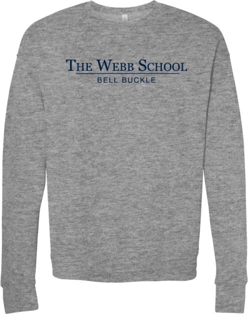 Webb School Bella + Canvas Fleece Crew The Webb School Bell Buckle - ONLINE ONLY