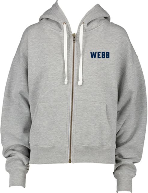 Webb School ENZA Womens Boxy Full Zip Hood Webb Block - ONLINE ONLY