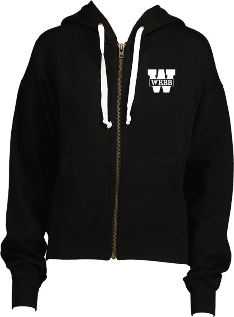 Webb School ENZA Womens Boxy Full Zip Hood Webb Athletic W - ONLINE ONLY