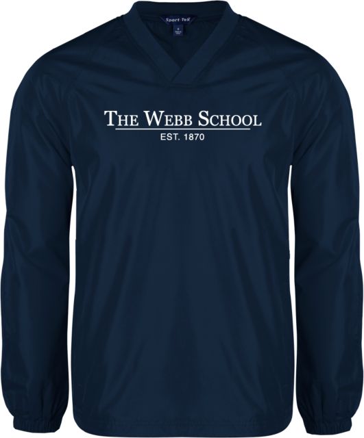 Webb School V Neck Raglan Windshirt The Webb School Est 1870 - ONLINE ONLY