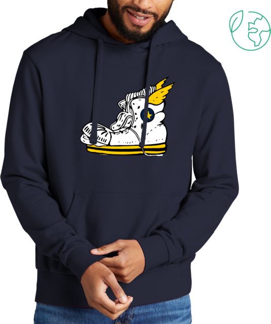Webb School Allmade Organic French Terry Pullover Hoodie Webb School Foot Mascot - ONLINE ONLY