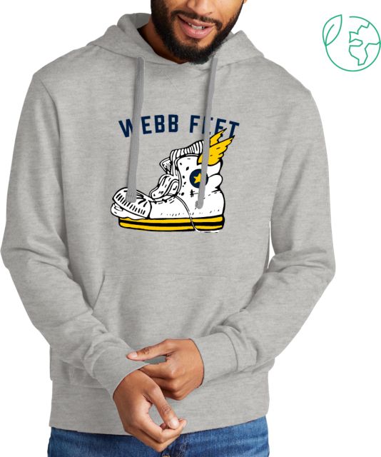 Webb School Allmade Light Organic French Terry Pullover Hoodie Webb Feet - ONLINE ONLY