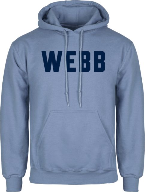Webb School Light Fleece Hoodie Webb Block - ONLINE ONLY